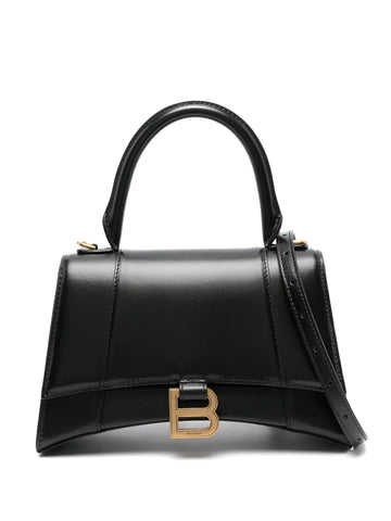 Balenciaga Hourglass XS Croc-Effect Leather Tote