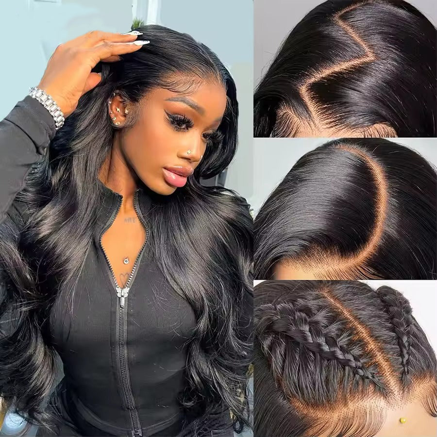 Lemoda 250% Density 13x6 HD Lace Front Wig – Body Wave, Pre-Plucked Brazilian Hair